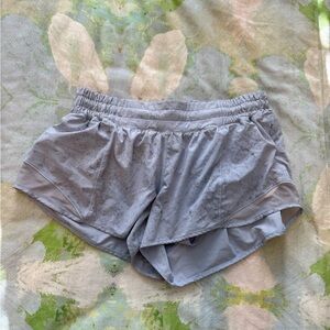 lululemon athletica Light Gray Women's Athletic Shorts